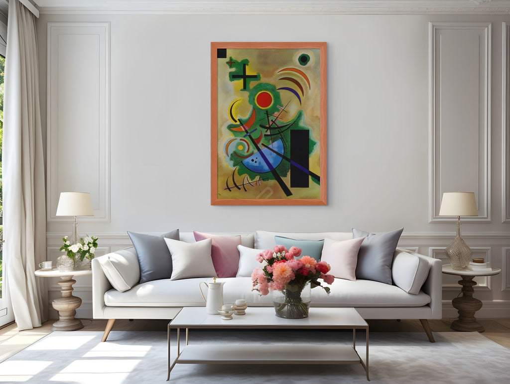Couple on Horseback - Wassily Kandinsky - Premium 430g canvas (gallery quality)