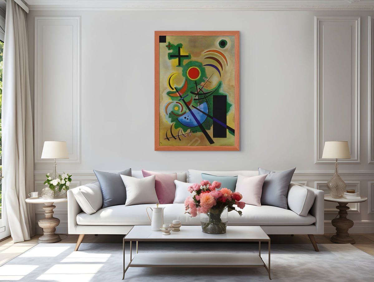 Couple on Horseback - Wassily Kandinsky - Premium 430g canvas (gallery quality)