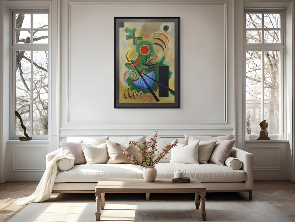 Couple on Horseback - Wassily Kandinsky - Premium 430g canvas (gallery quality)