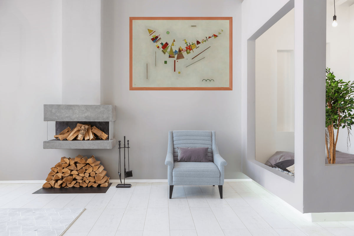 Balanceo angular - Wassily Kandinsky - Lienzo premium 430g (calidad de galeria)