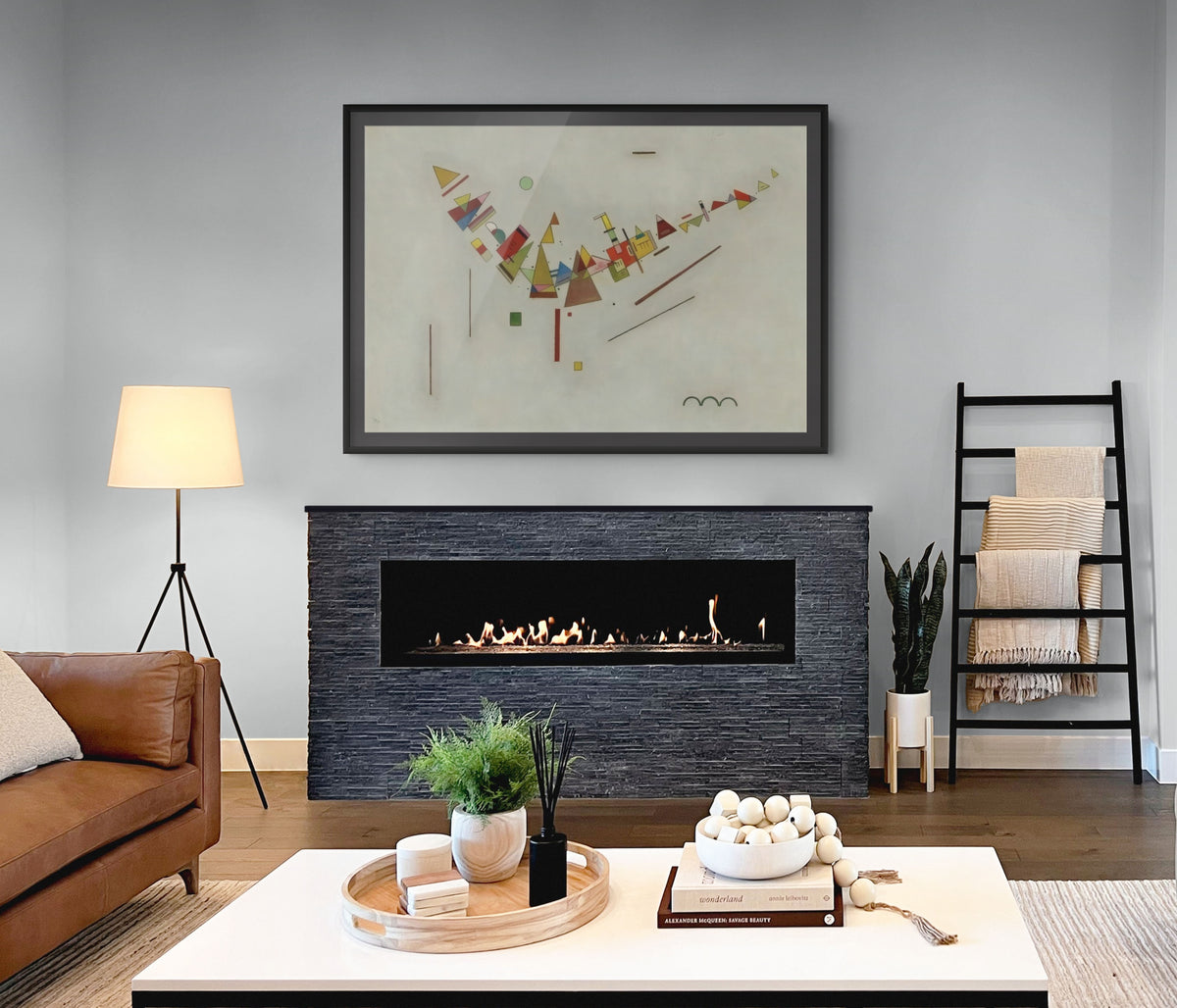 Balanceo angular - Wassily Kandinsky - Lienzo premium 430g (calidad de galeria)