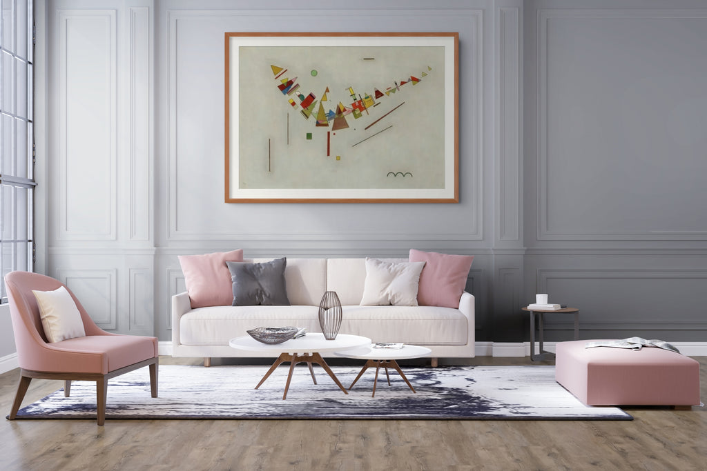 Balanceo angular - Wassily Kandinsky - Lienzo premium 430g (calidad de galeria)