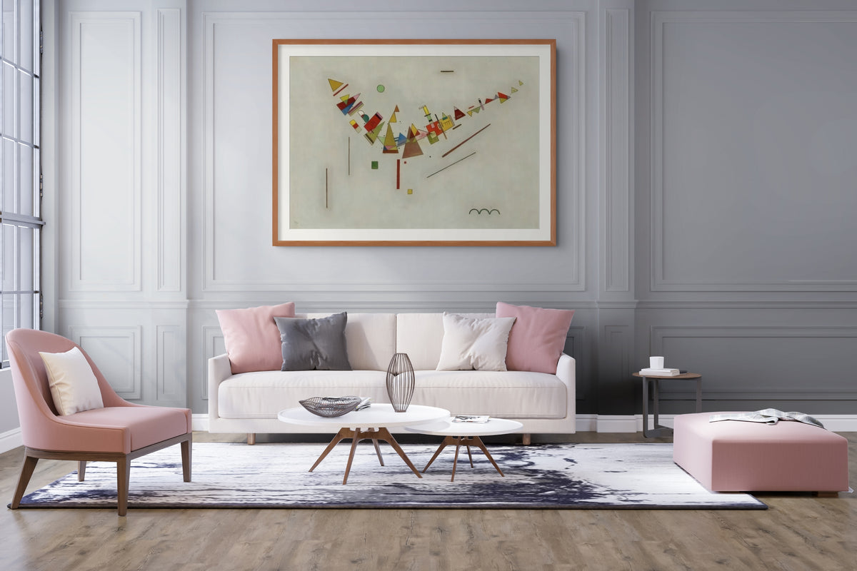 Balanceo angular - Wassily Kandinsky - Lienzo premium 430g (calidad de galeria)