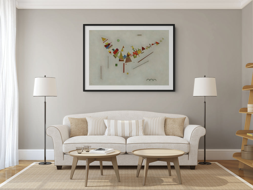Balanceo angular - Wassily Kandinsky - Lienzo premium 430g (calidad de galeria)