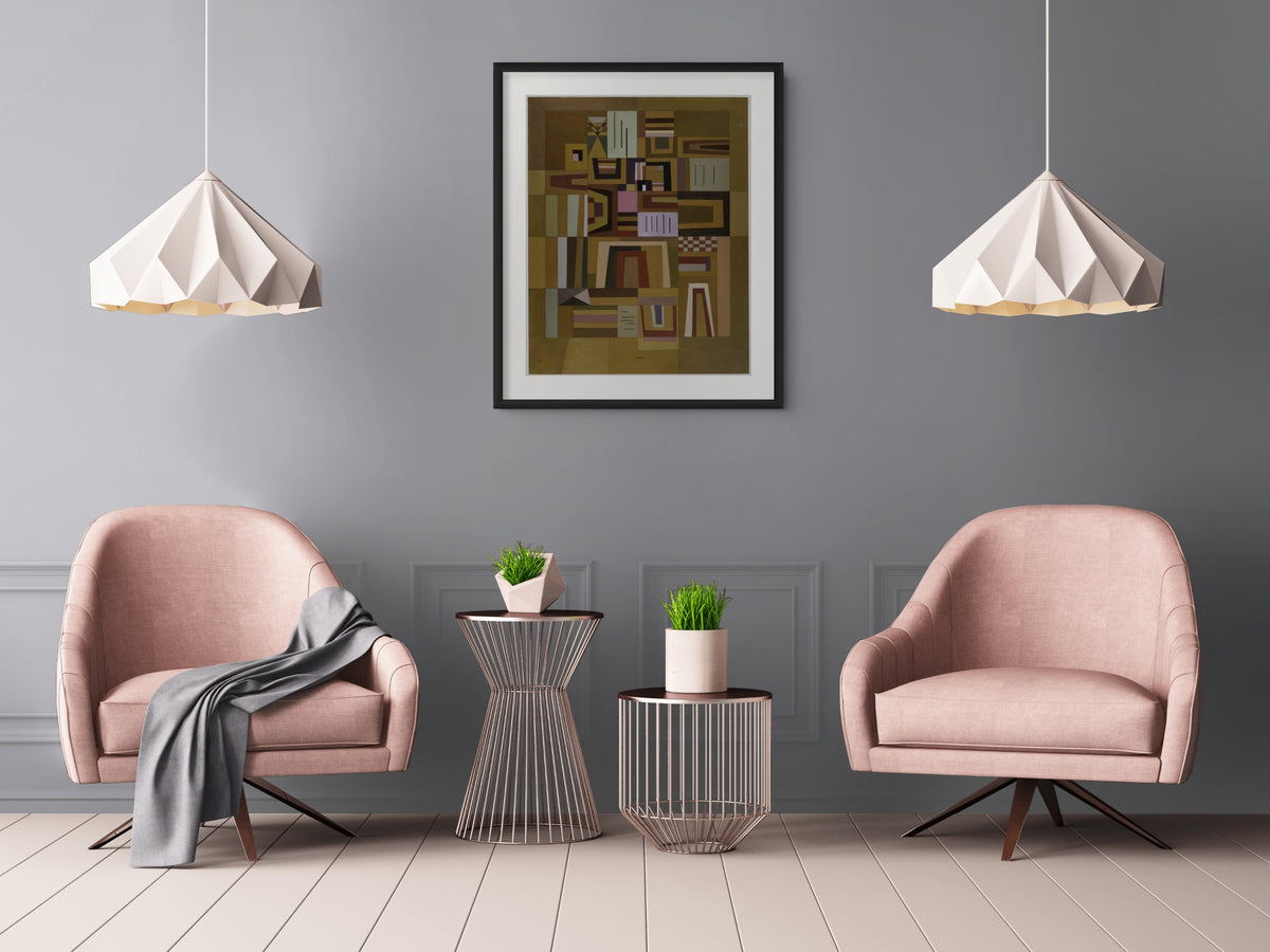 Pink Compensation - Wassily Kandinsky - Premium 430g Canvas (gallery quality)