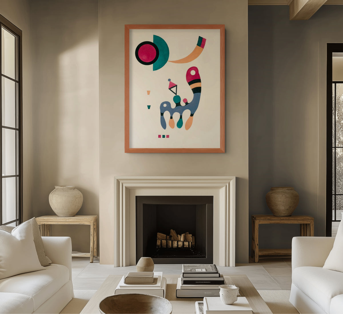Couple à cheval - Vassily Kandinsky - Toile premium 430g (qualité galerie)
