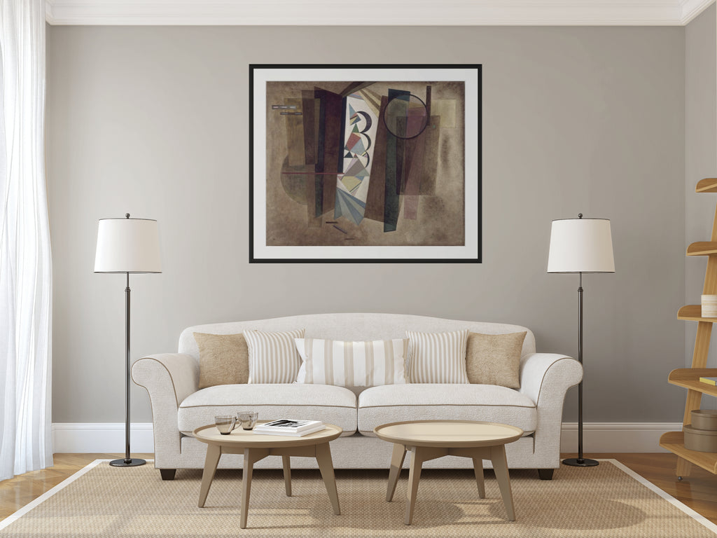 Couple on Horseback - Wassily Kandinsky - Premium 430g canvas (gallery quality)