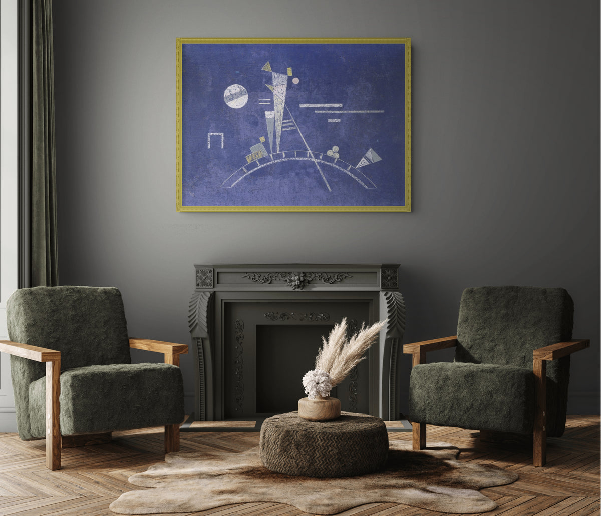 Frágil - Wassily Kandinsky - Lienzo premium 430g (calidad de galeria)