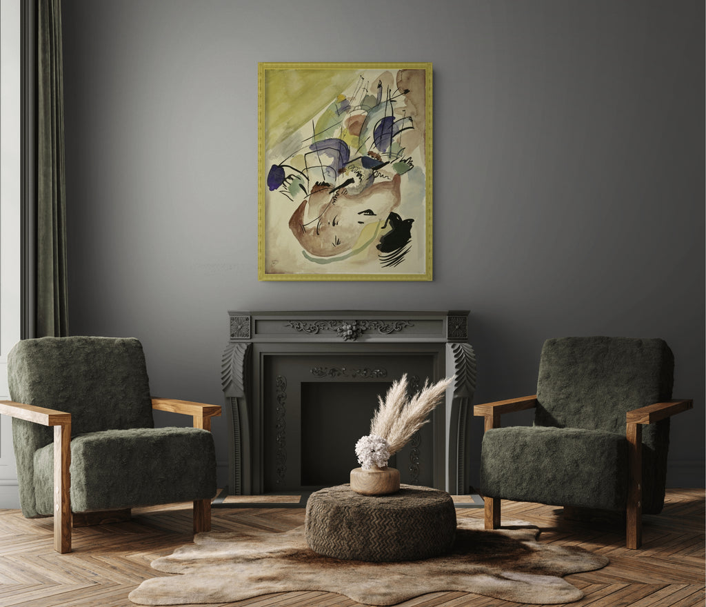 Couple à cheval - Vassily Kandinsky - Toile premium 430g (qualité galerie)