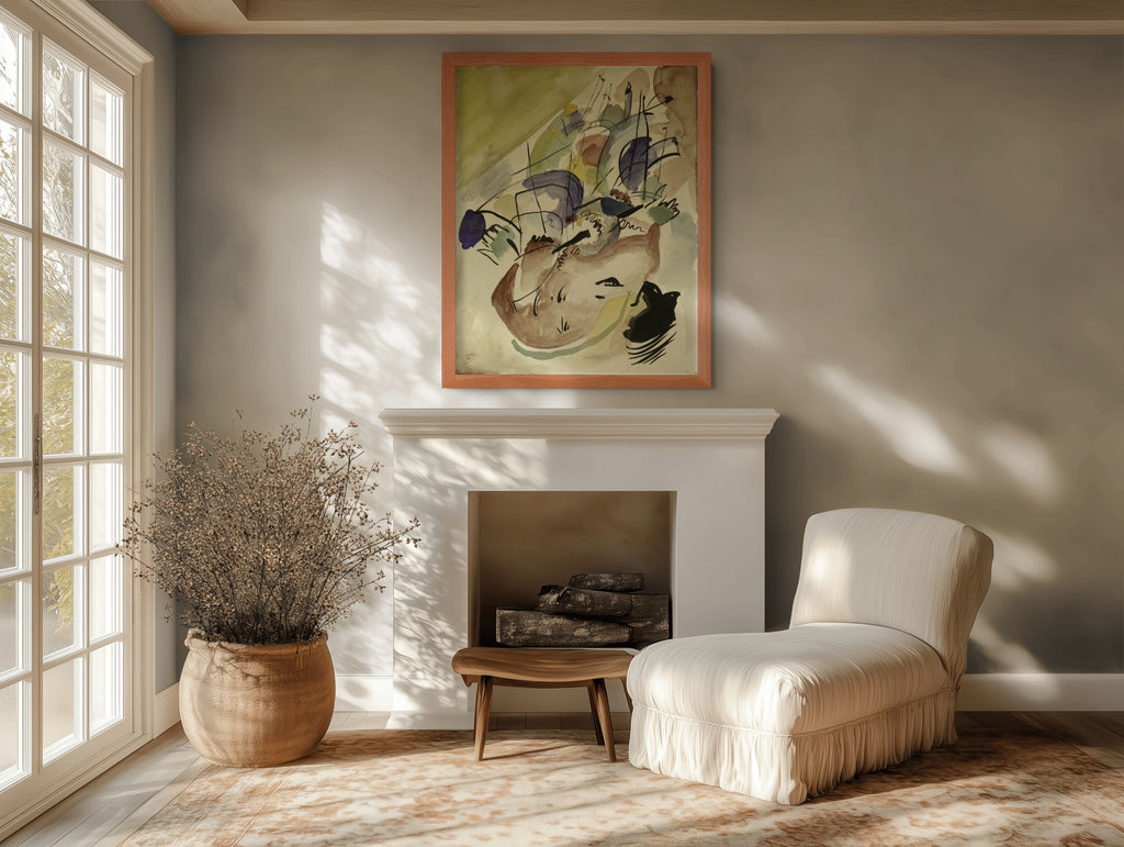 Couple à cheval - Vassily Kandinsky - Toile premium 430g (qualité galerie)