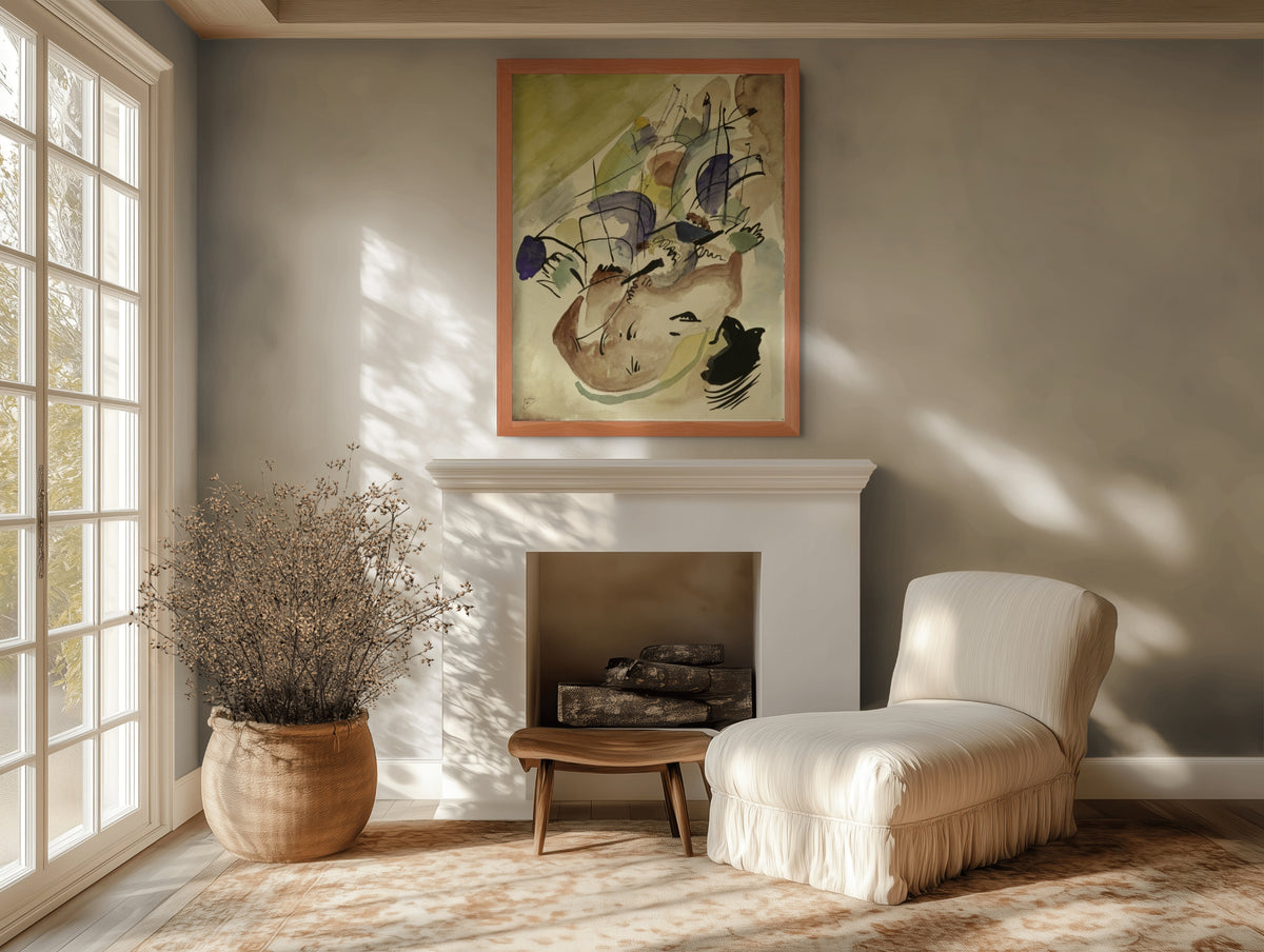 Couple à cheval - Vassily Kandinsky - Toile premium 430g (qualité galerie)