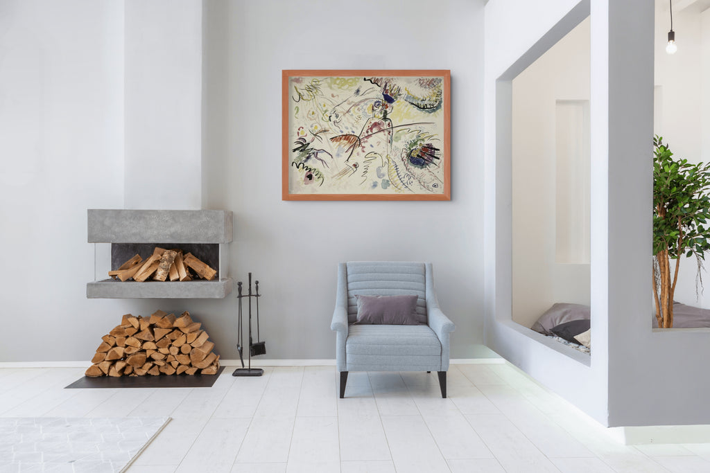 Étude pour petites joies - Wassily Kandinsky - Toile premium 430g (qualité galerie)
