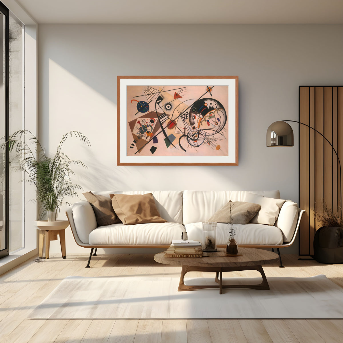 Continuous Line - Wassily Kandinsky - Premium canvas 430g (gallery quality)