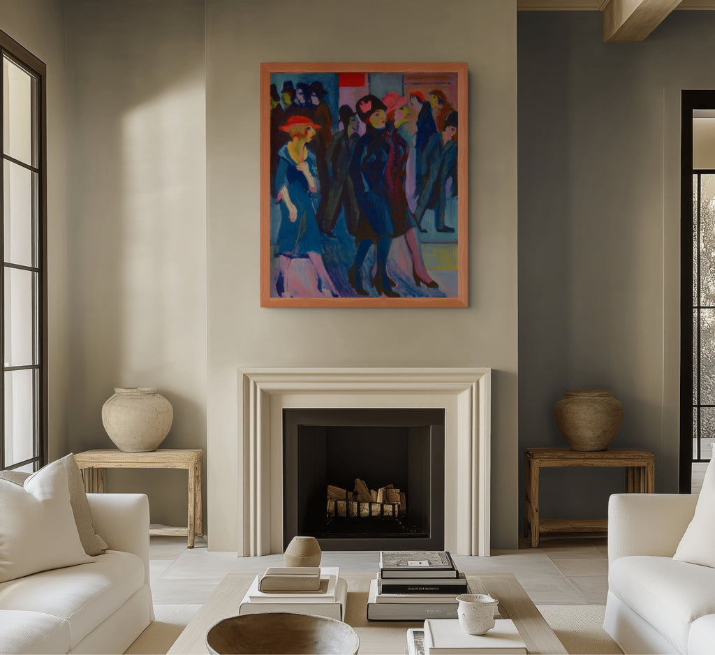 Berlin Street Scene - Ernst Ludwig Kirchner - Premium canvas 430g (gallery quality)