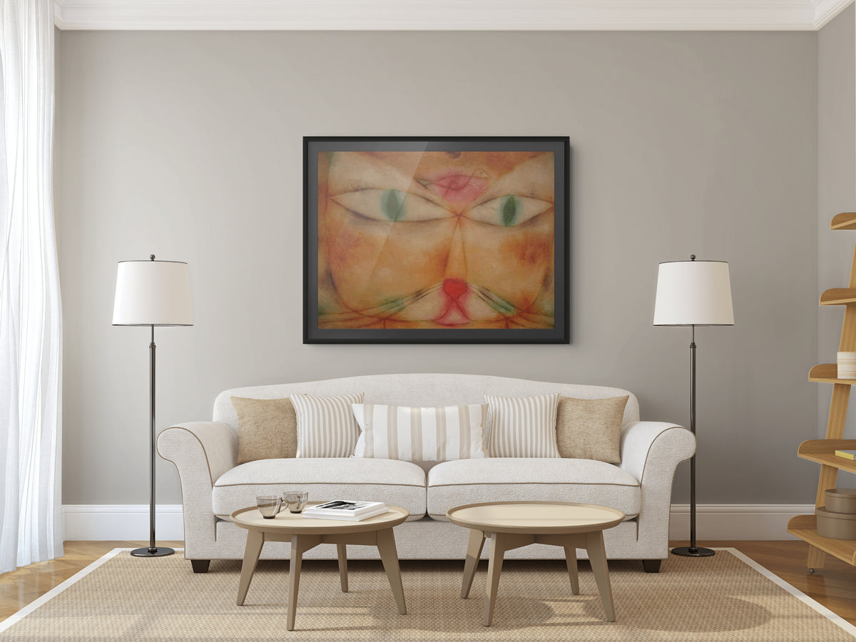The Cat and the Bird - Paul Klee - Premium canvas 430g (gallery quality)