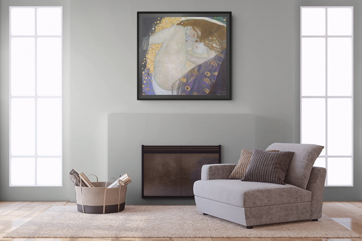 Dánae - Gustav Klimt - Lienzo premium 430g (calidad de galeria)
