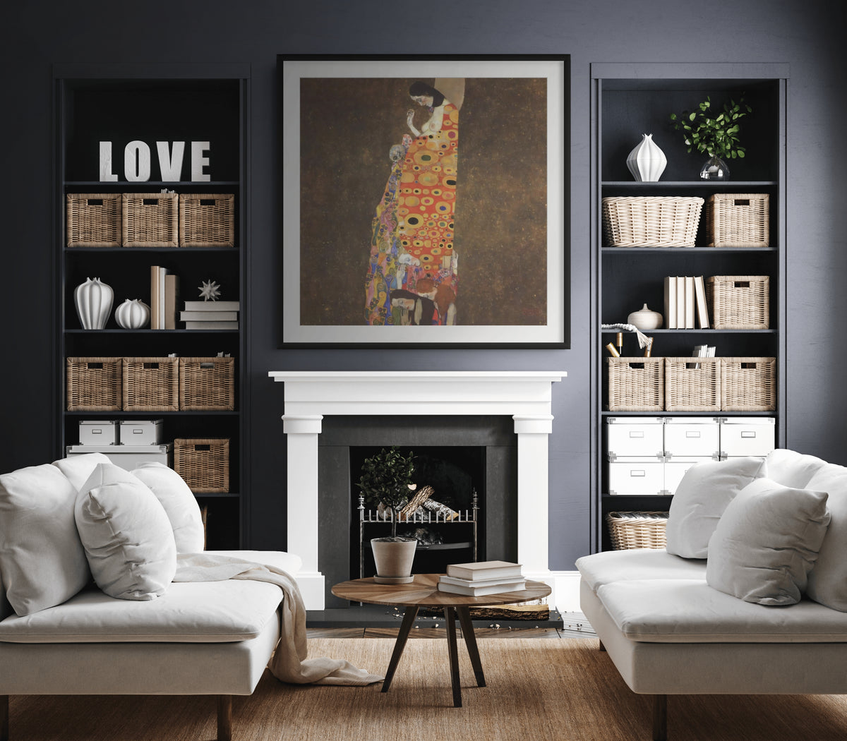 The Hope II - Gustav Klimt - Premium canvas 430g (gallery quality)