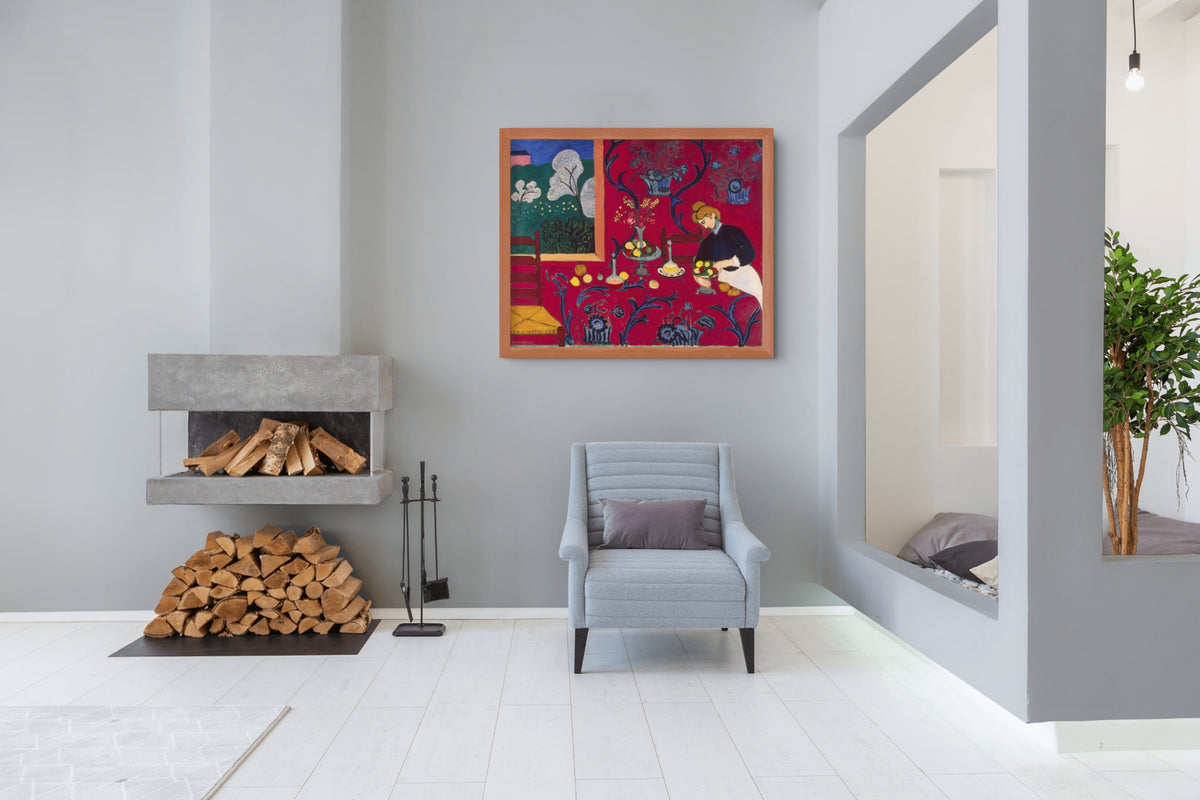 The Red Room - Henri Matisse - Premium canvas 430g (gallery quality)