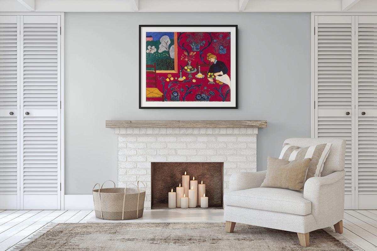 The Red Room - Henri Matisse - Premium canvas 430g (gallery quality)