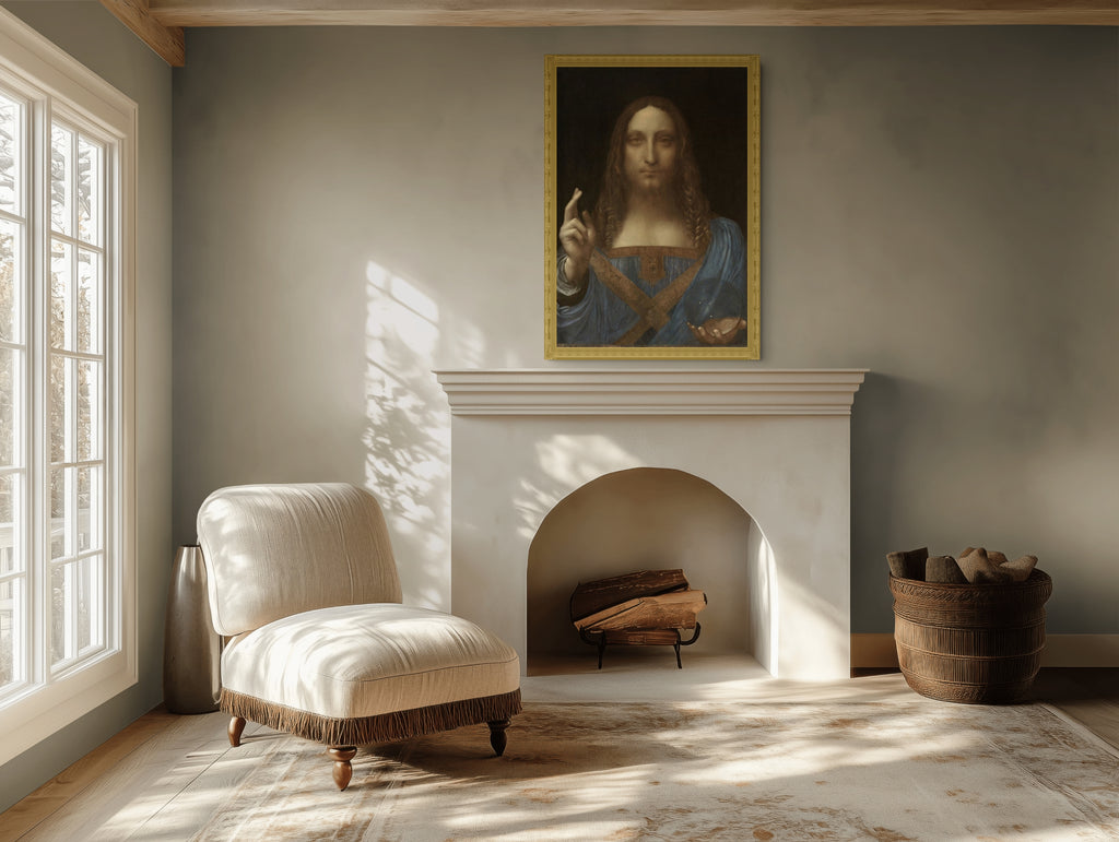 Salvator Mundi - Leonardo Da Vinci - Premium canvas 430g (gallery quality)
