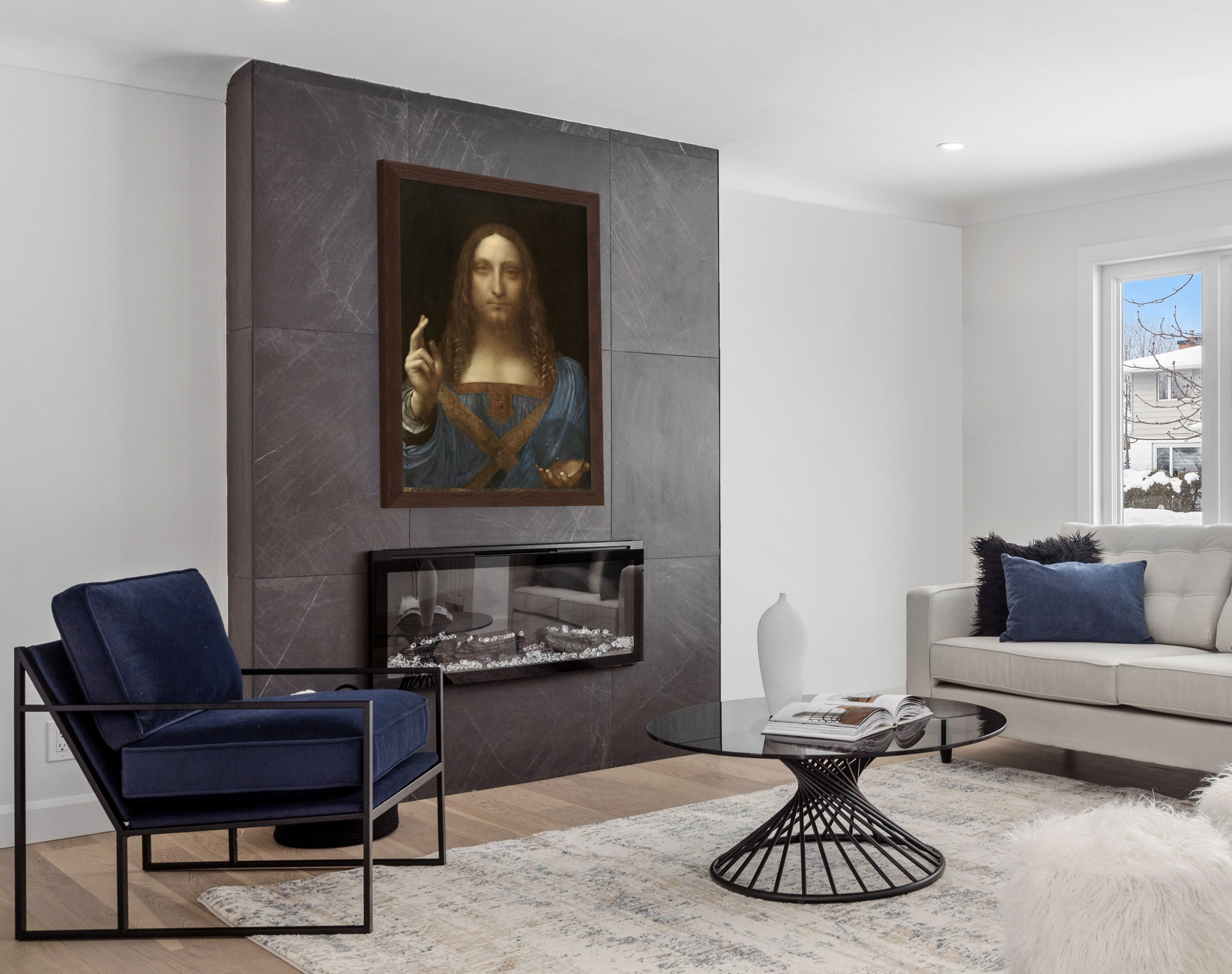 Salvator Mundi - Leonardo Da Vinci - Premium canvas 430g (gallery quality)