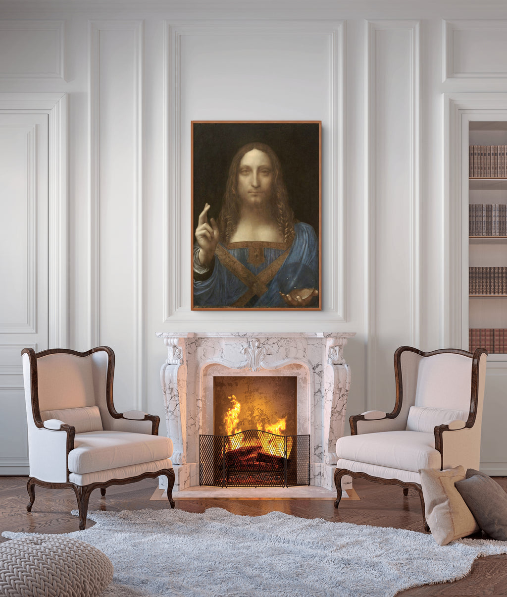 Salvator Mundi - Leonardo Da Vinci - Premium canvas 430g (gallery quality)