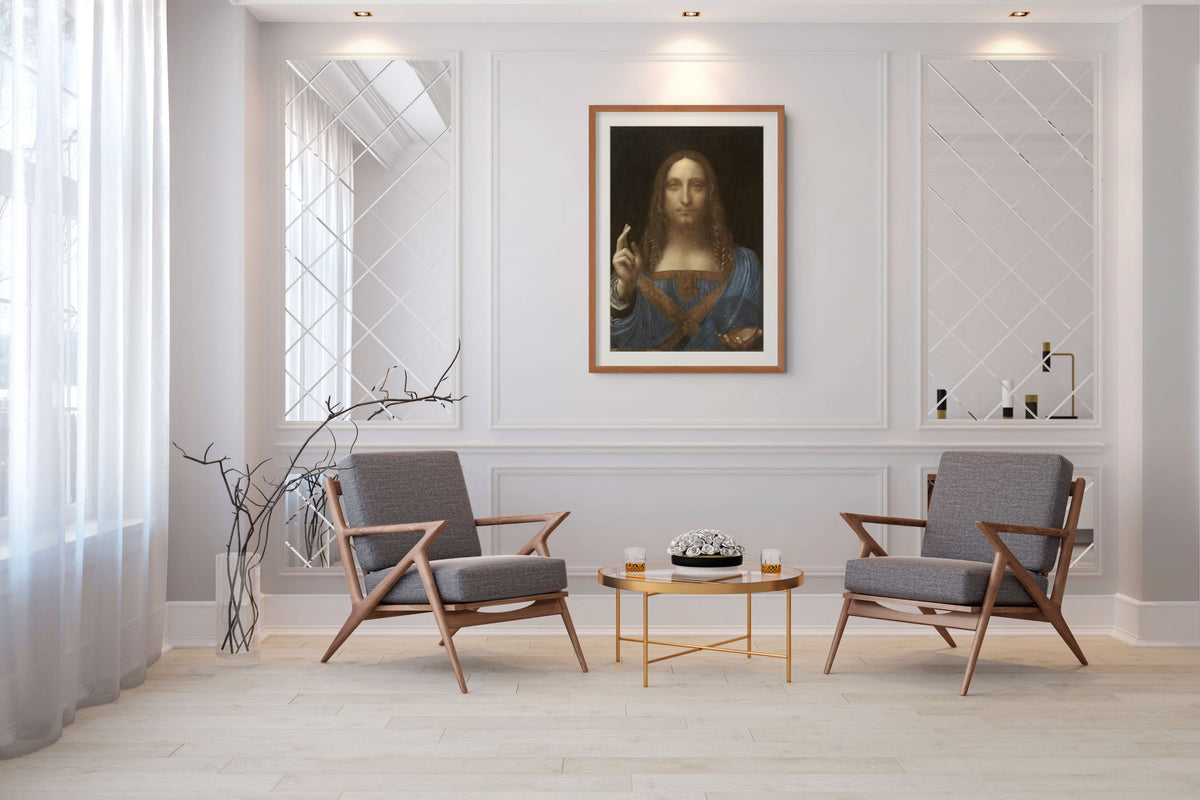 Salvator Mundi - Leonardo Da Vinci - Premium canvas 430g (gallery quality)