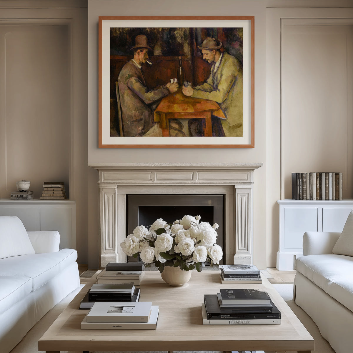 The Card Players - Paul Cézanne - 430g premium canvas (gallery quality)
