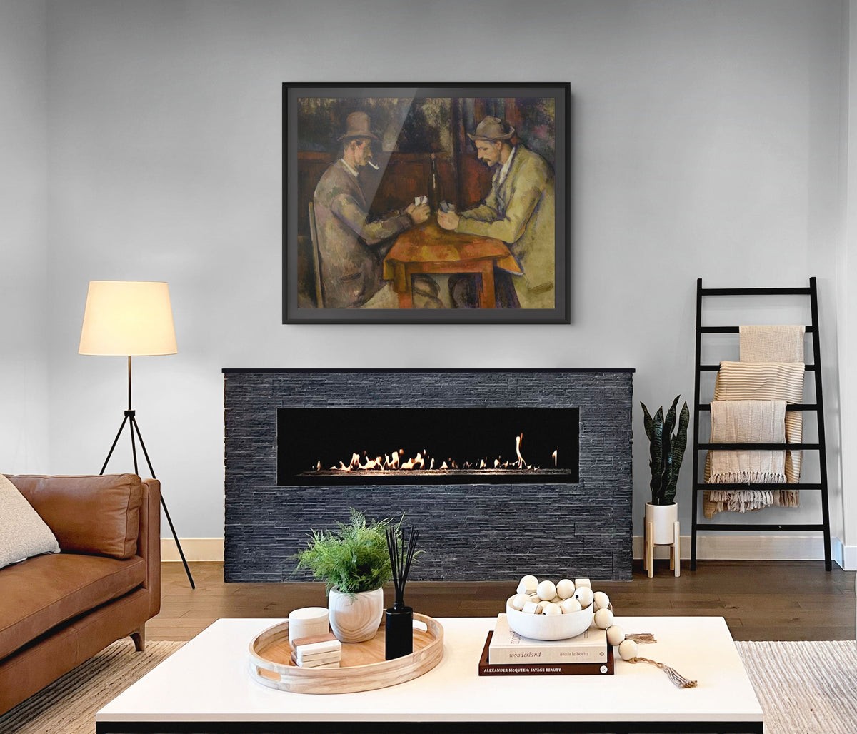 The Card Players - Paul Cézanne - 430g premium canvas (gallery quality)
