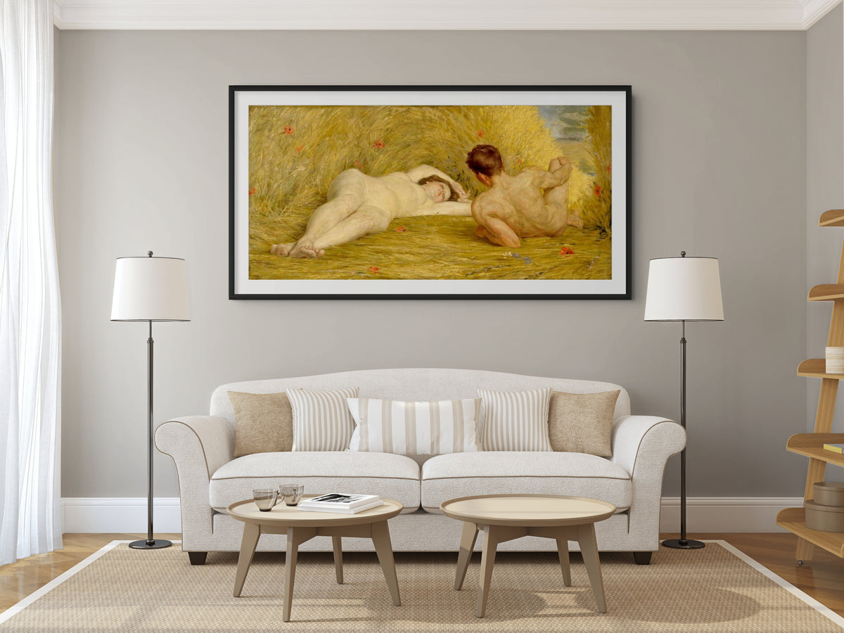 Los amantes - Auguste Levêque - Lienzo premium 430g (calidad de galeria)