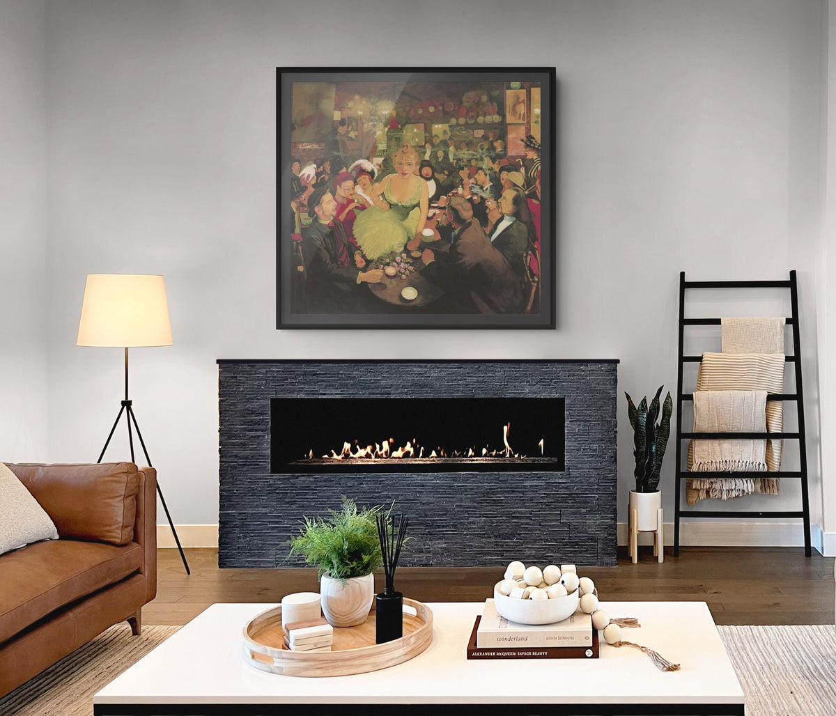 Self-Portrait with Pipe - Louis Anquetin - Premium Canvas 430g (gallery quality)