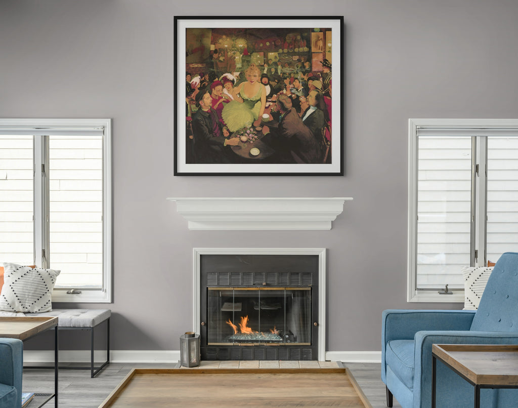 Self-Portrait with Pipe - Louis Anquetin - Premium Canvas 430g (gallery quality)