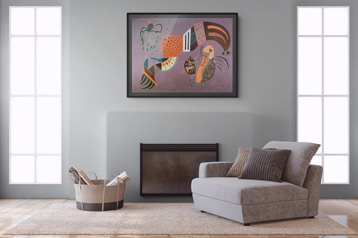 Couple on Horseback - Wassily Kandinsky - Premium 430g canvas (gallery quality)