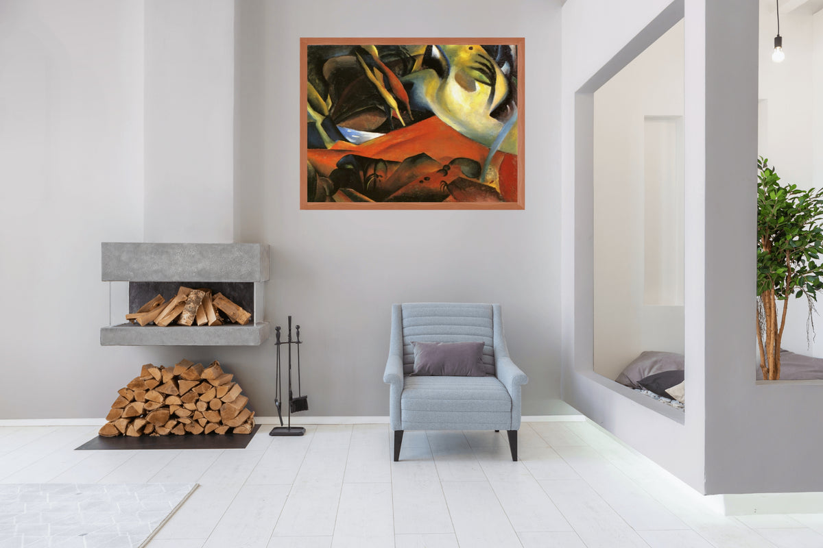 The Hat Shop -August Macke - Premium canvas 430g (gallery quality)