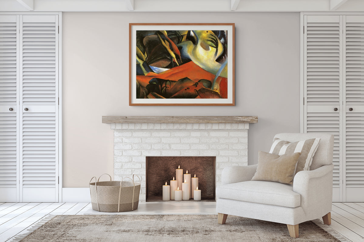 The Hat Shop -August Macke - Premium canvas 430g (gallery quality)