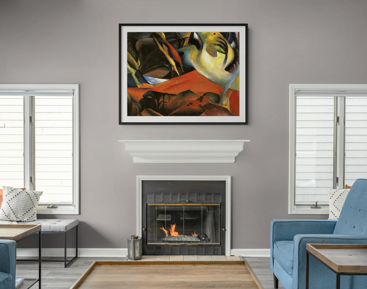 The Hat Shop -August Macke - Premium canvas 430g (gallery quality)