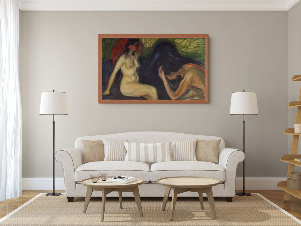 The Kiss - Edvard Munch - Premium canvas 430g (gallery quality)