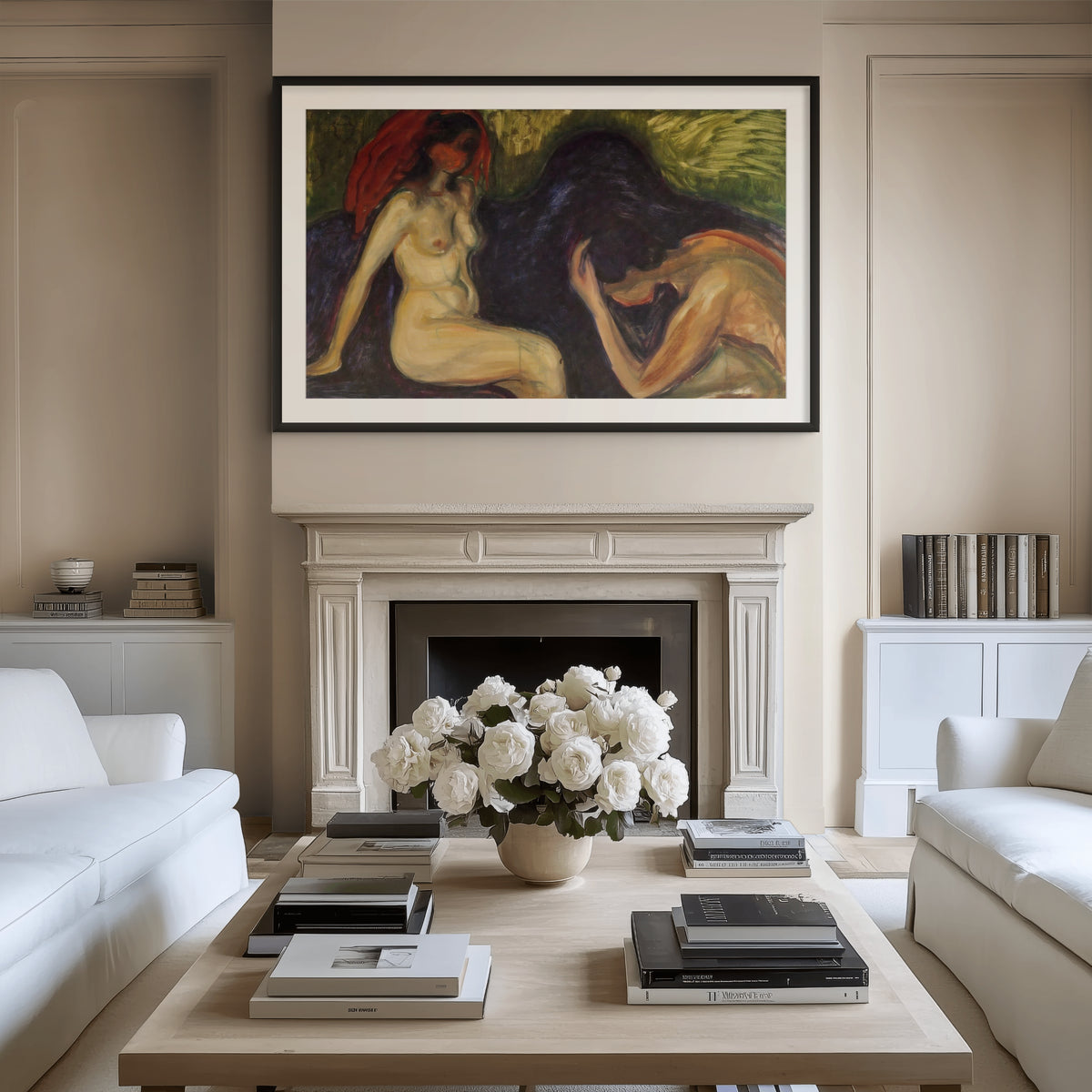 The Kiss - Edvard Munch - Premium canvas 430g (gallery quality)