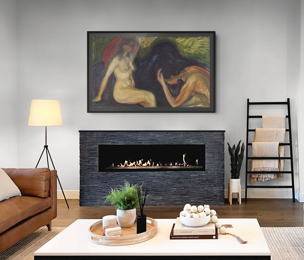 The Kiss - Edvard Munch - Premium canvas 430g (gallery quality)