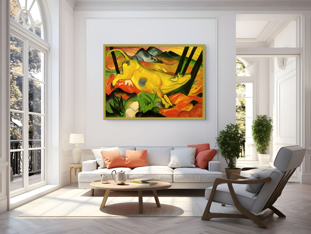 Playing Forms - Franz Marc - Premium Canvas 430g (gallery quality)