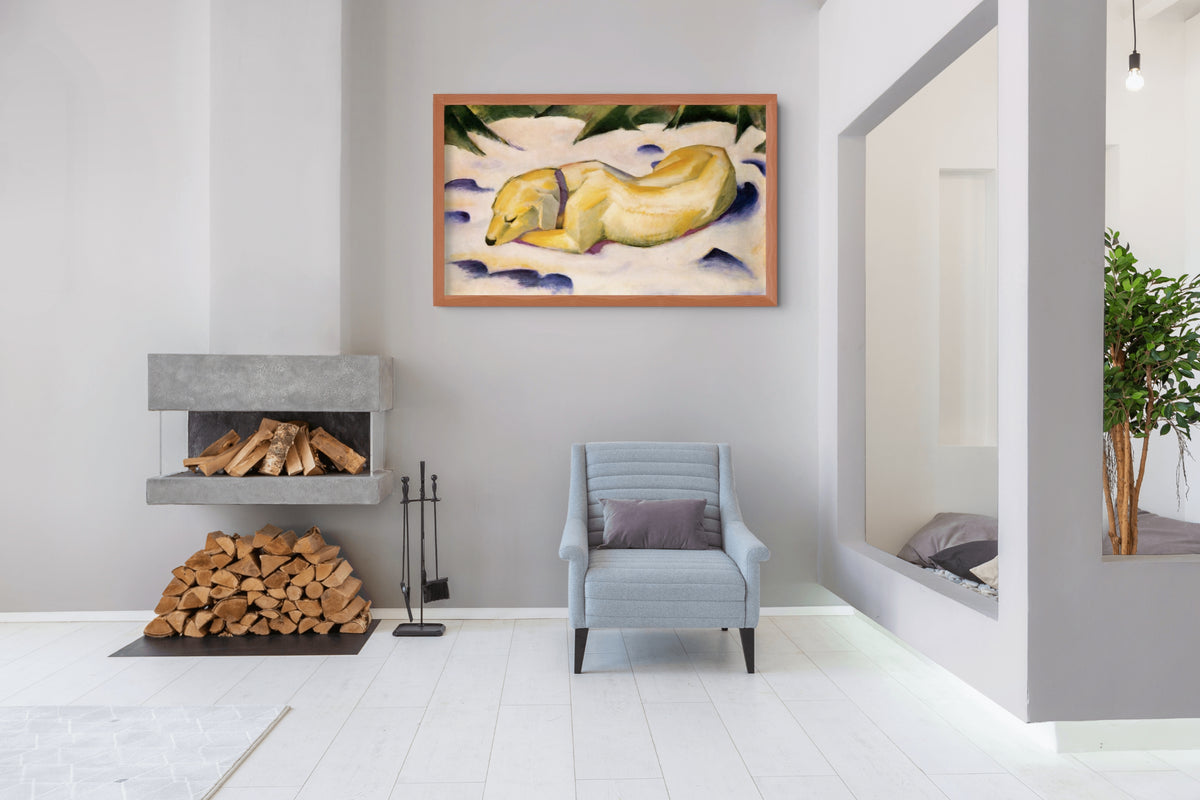 Formes jouant - Franz Marc - Toile premium 430g (qualité galerie)