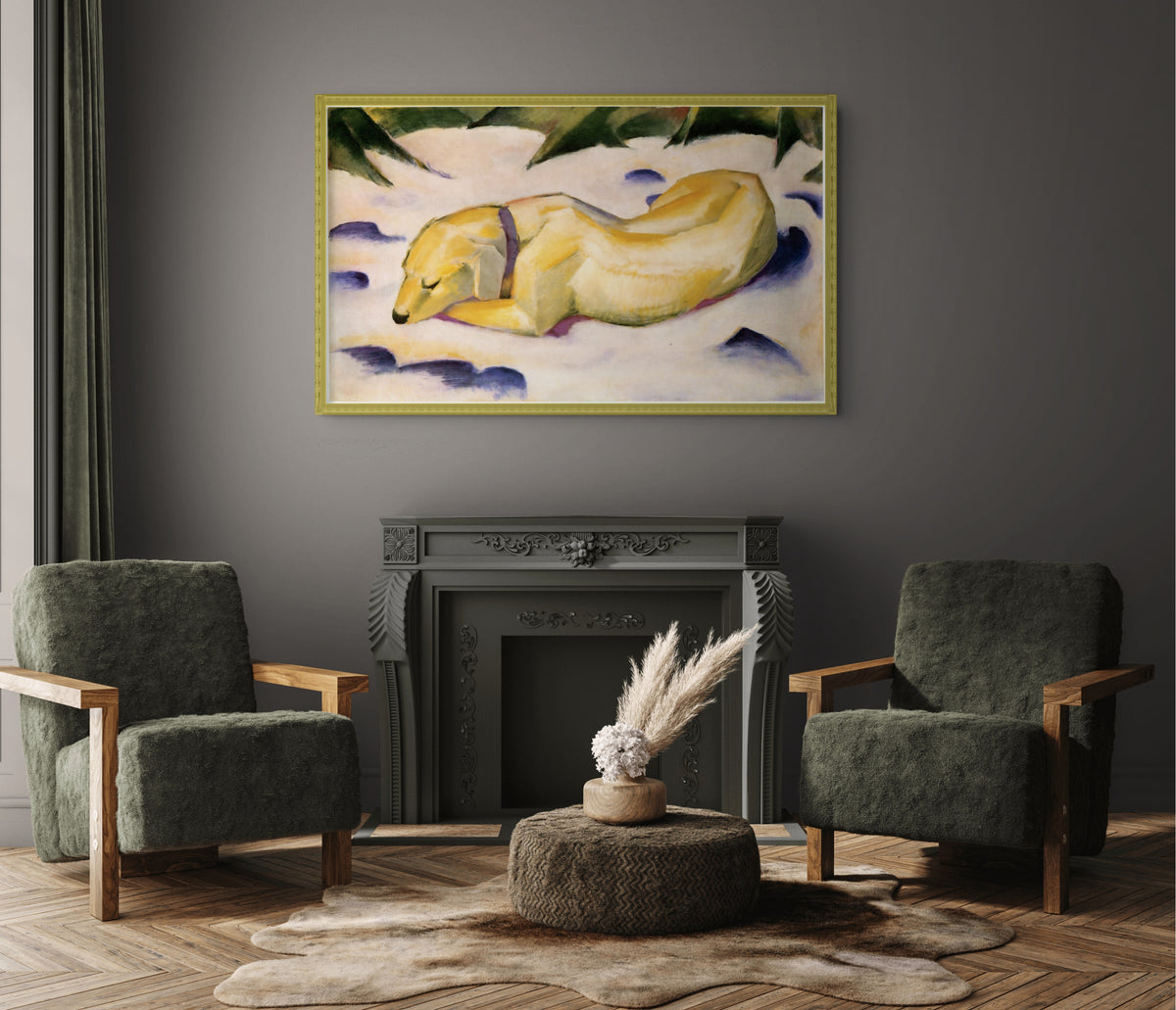Formes jouant - Franz Marc - Toile premium 430g (qualité galerie)