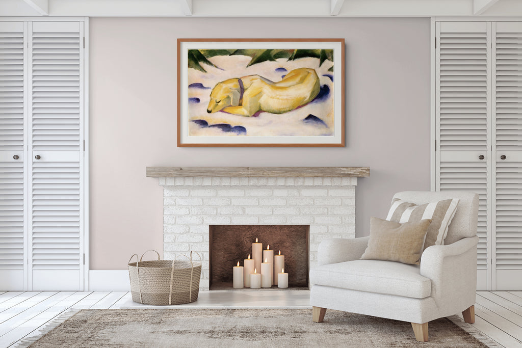 Formes jouant - Franz Marc - Toile premium 430g (qualité galerie)