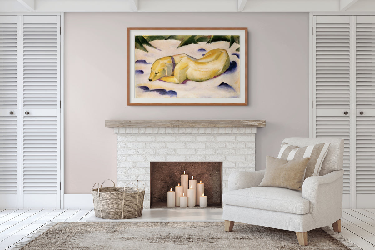 Formes jouant - Franz Marc - Toile premium 430g (qualité galerie)