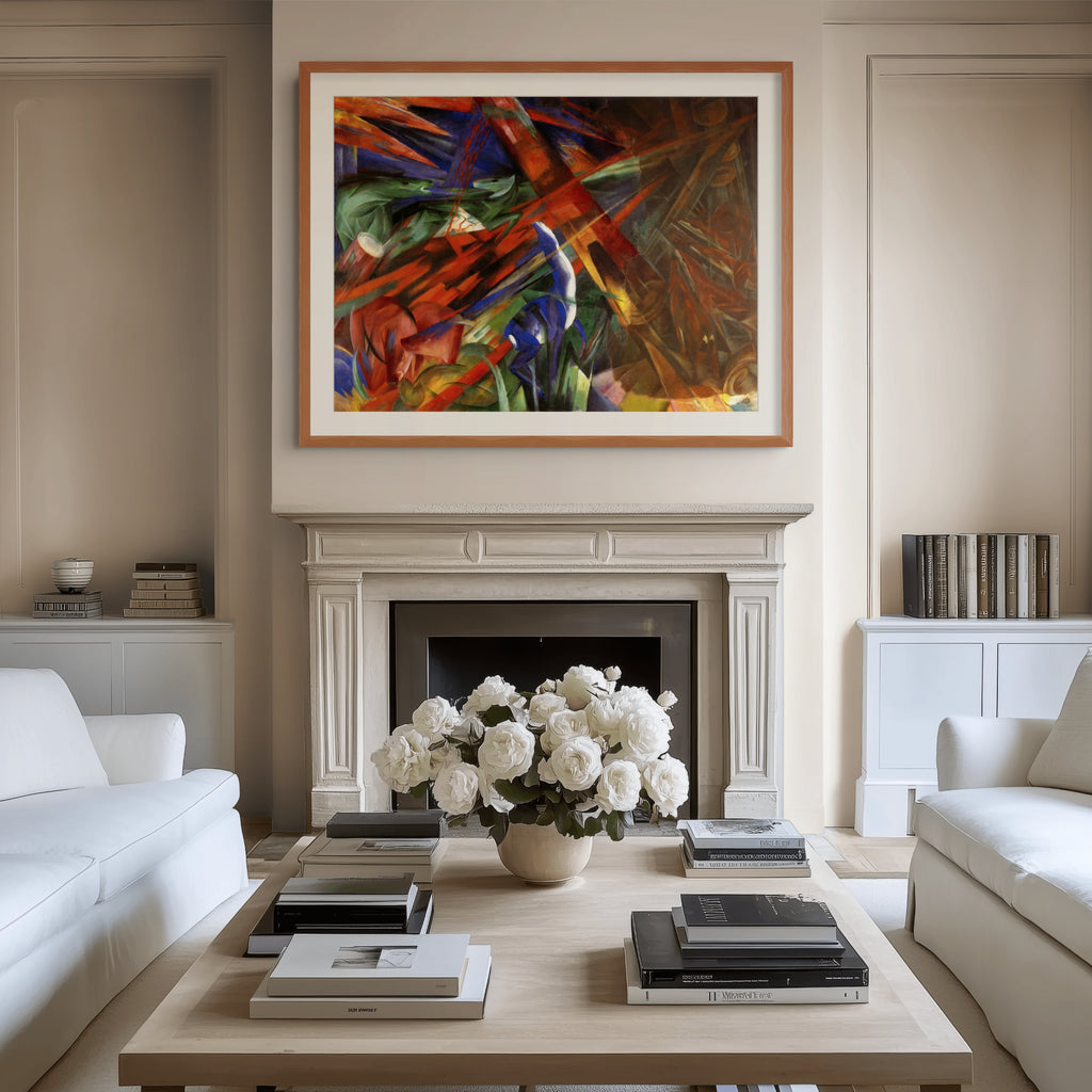 El destino de los animales - Franz Marc - Lienzo premium 430g (calidad de galeria)