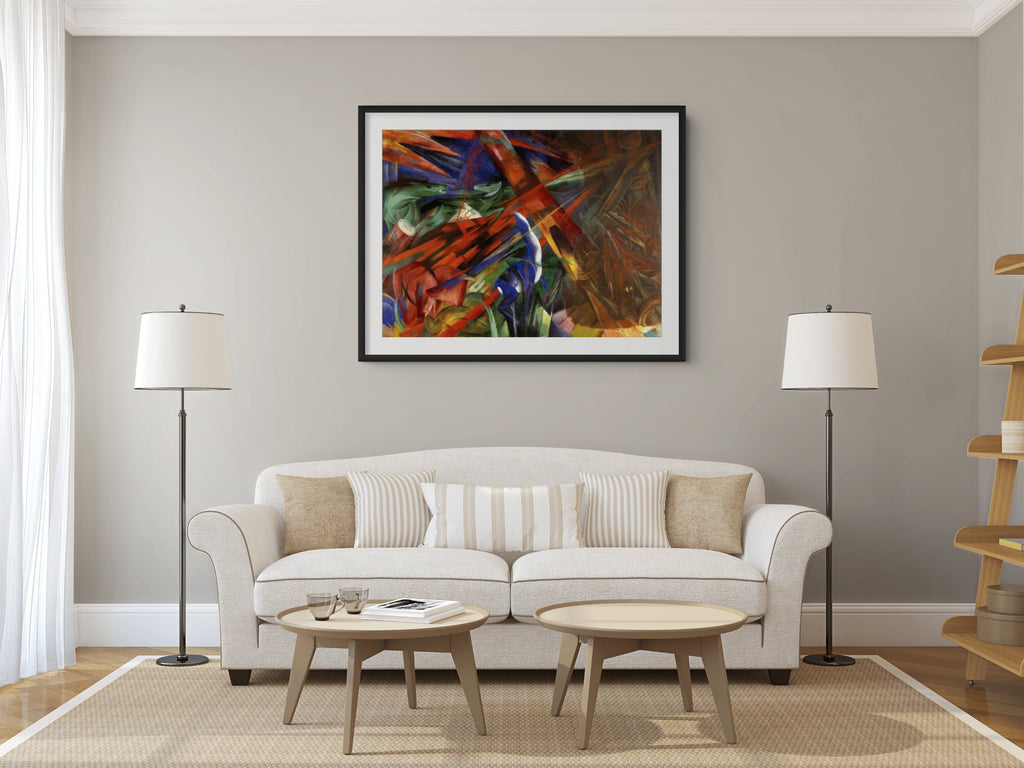 El destino de los animales - Franz Marc - Lienzo premium 430g (calidad de galeria)