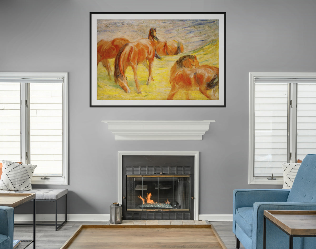 Playing Forms - Franz Marc - Premium Canvas 430g (gallery quality)