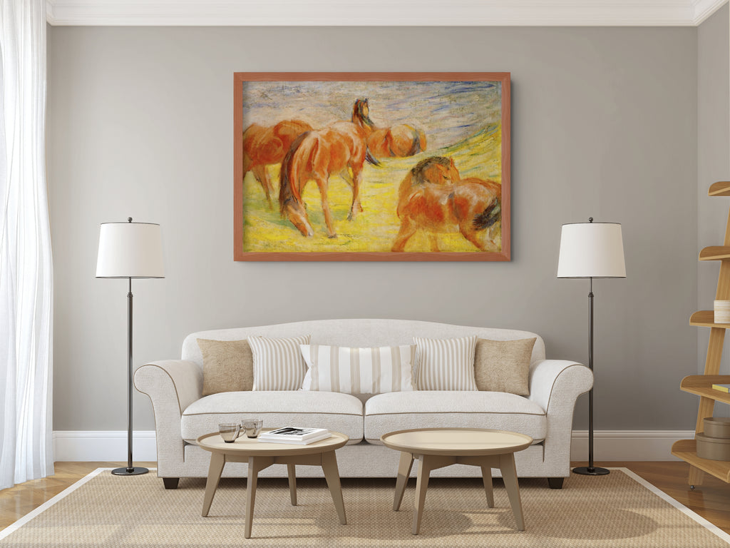 Playing Forms - Franz Marc - Premium Canvas 430g (gallery quality)