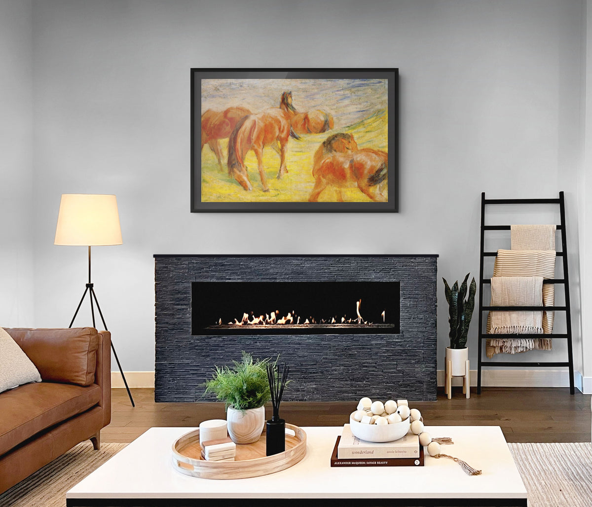 Playing Forms - Franz Marc - Premium Canvas 430g (gallery quality)