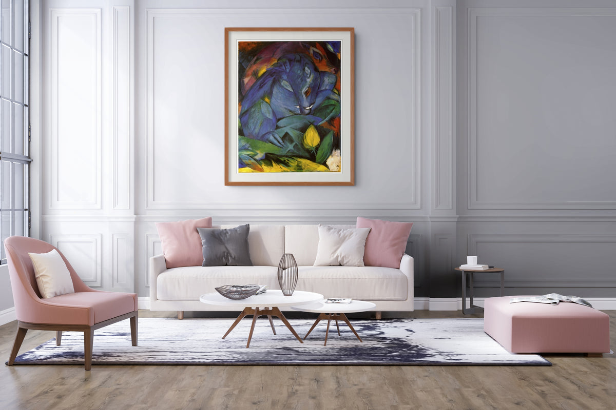 Jabalies - Franz Marc - Lienzo premium 430g (calidad de galeria)